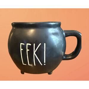 Rae Dunn Black “EEK” Witch’s Brew Mug Halloween Ceramic